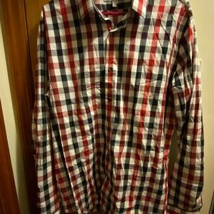 Men’s express fitted button shirt size large